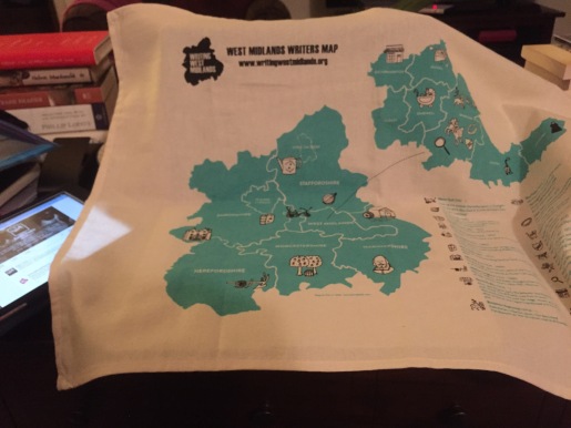 The essential Writing West Midlands Tea Towel - no Writer's Toolkit should be without one!